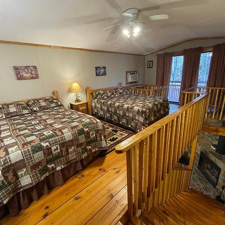 Amazing Cabin Fireplace And Stream #11 海伦 外观 照片