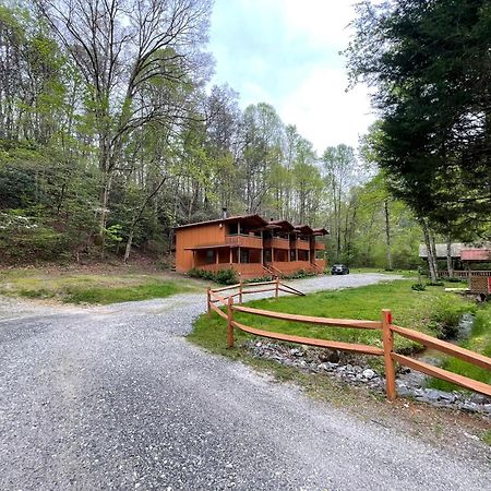 Amazing Cabin Fireplace And Stream #11 海伦 外观 照片